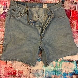 Levi's Blue Jean Shorts High-Waisted Cut-Off
